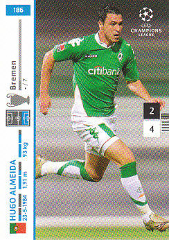 Hugo Almeida Werder Bremen 2007/08 Panini Champions League #186